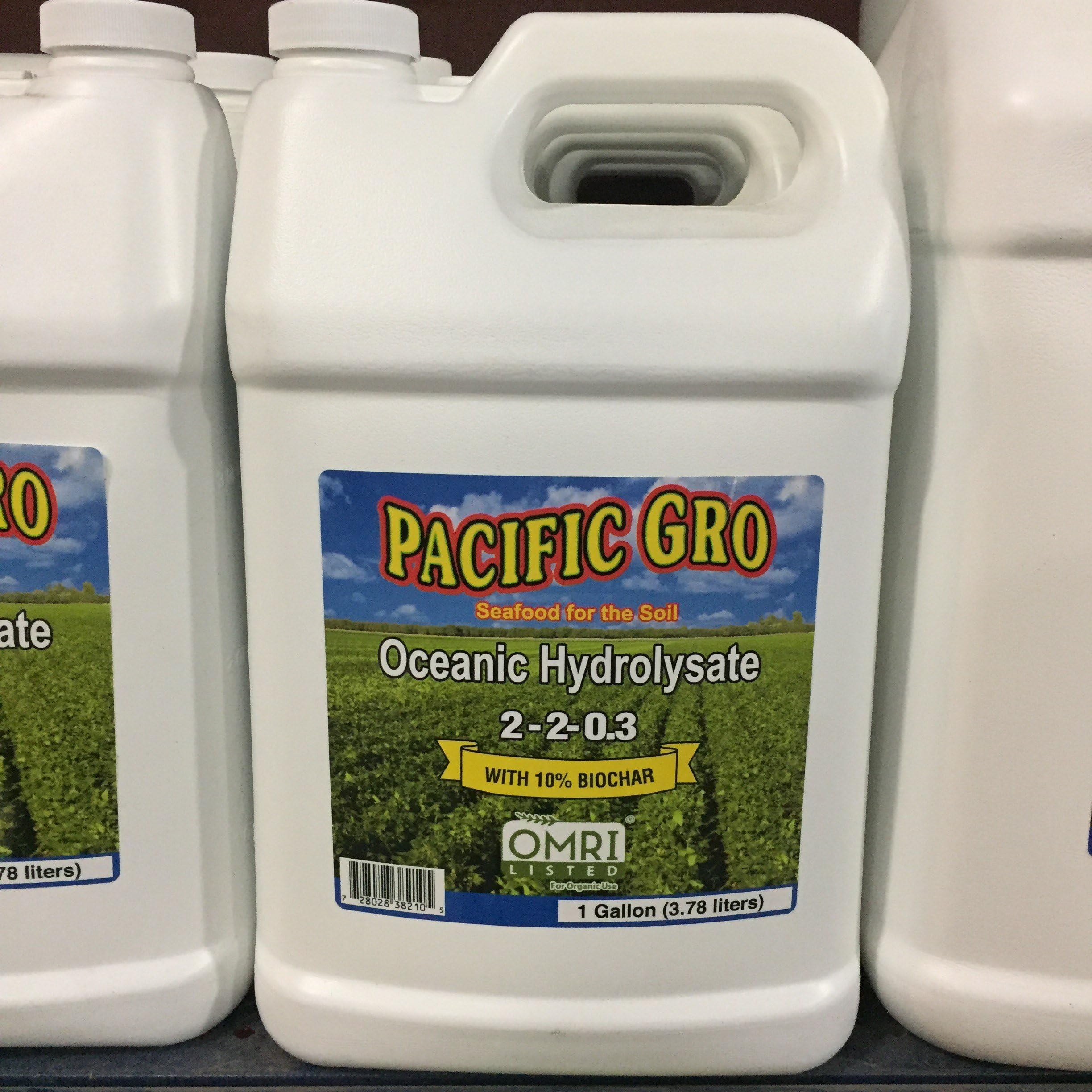 Pacific Gro Fish, Crab and Shrimp Hydrolysate with 10% Biochar