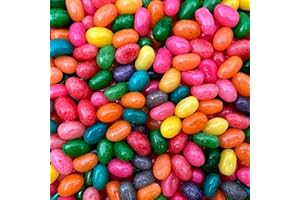 CRAZYOUTLET Jelly Beans - 3 Pound Bulk Pack - Speckled Candy - Assorted Fruit Flavors