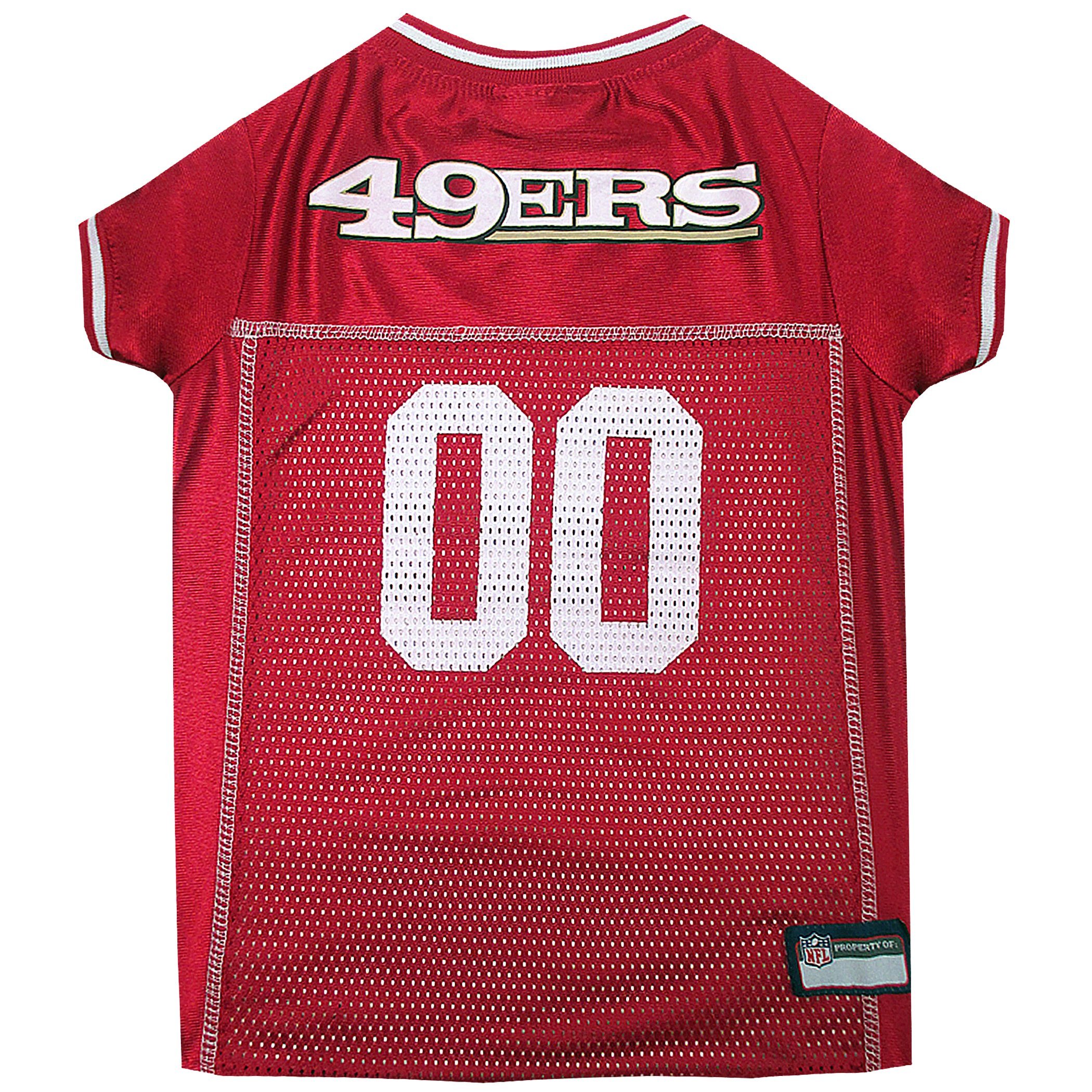 Pets First NFL San Francisco 49ers Dog Jersey, Size: XX-Large - Best Football Costume for Dogs & Cats - Licensed Shirt