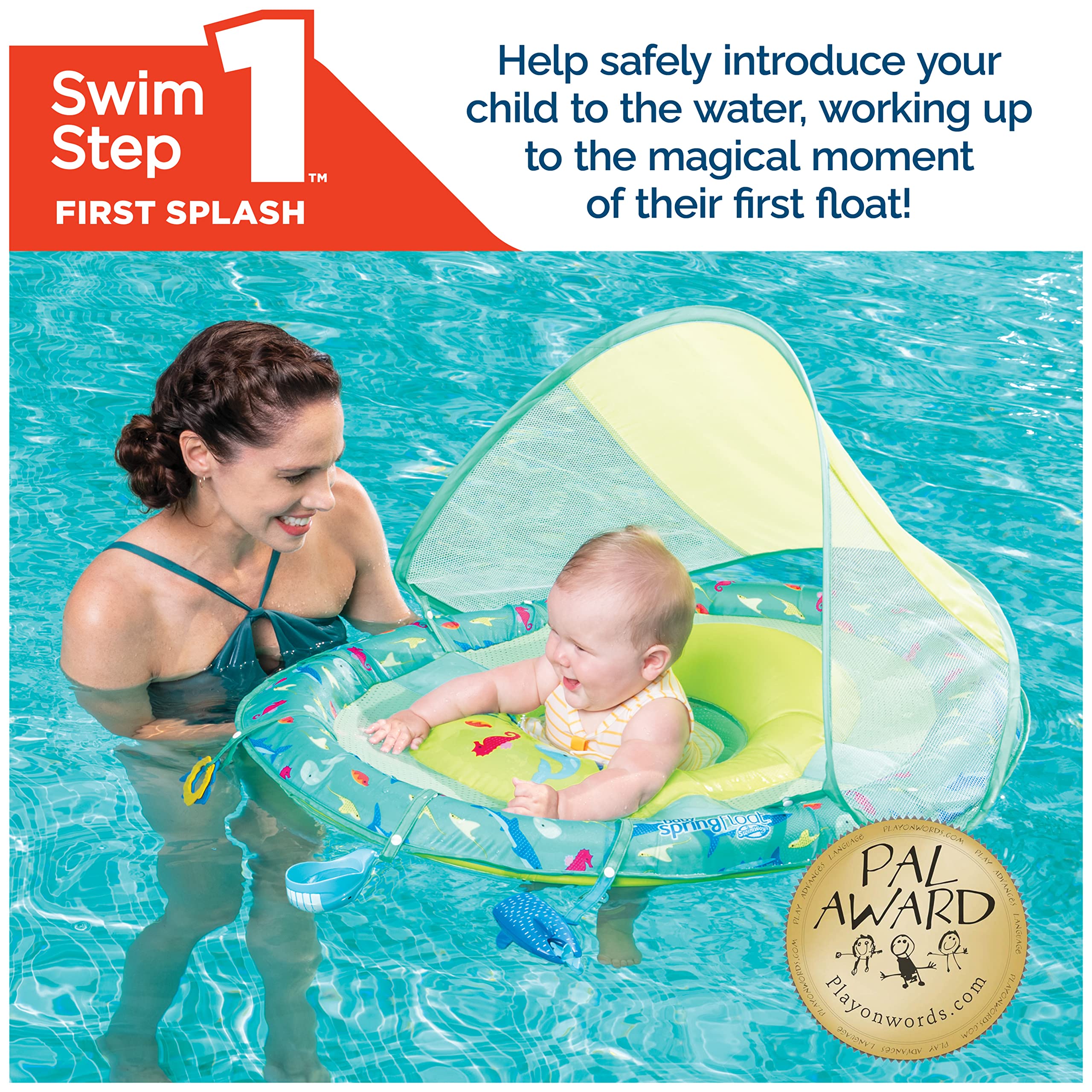 SwimWays Baby Spring Float Splash N Play