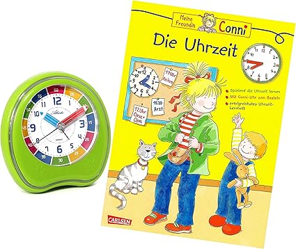 1953 6 Bu Reveil Pour Enfant Sans Tic Tac Avec Livre D Apprentissage Francais Non Garanti Amazon Fr Montres