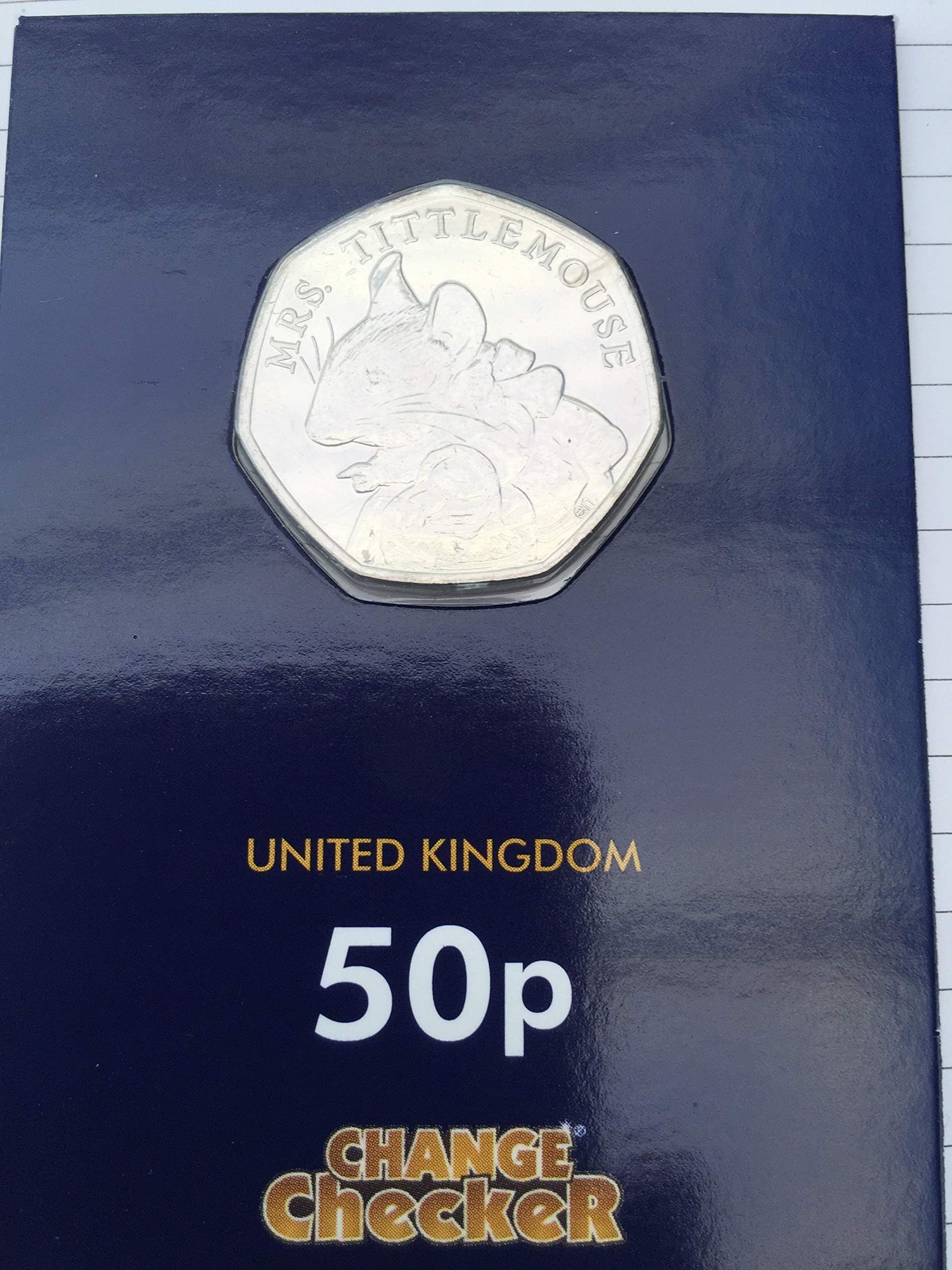 TGBCH Mrs Tittlemouse 50p 2018 Beatrix Potter Or 50p Mintage Guide (Uncirculated)