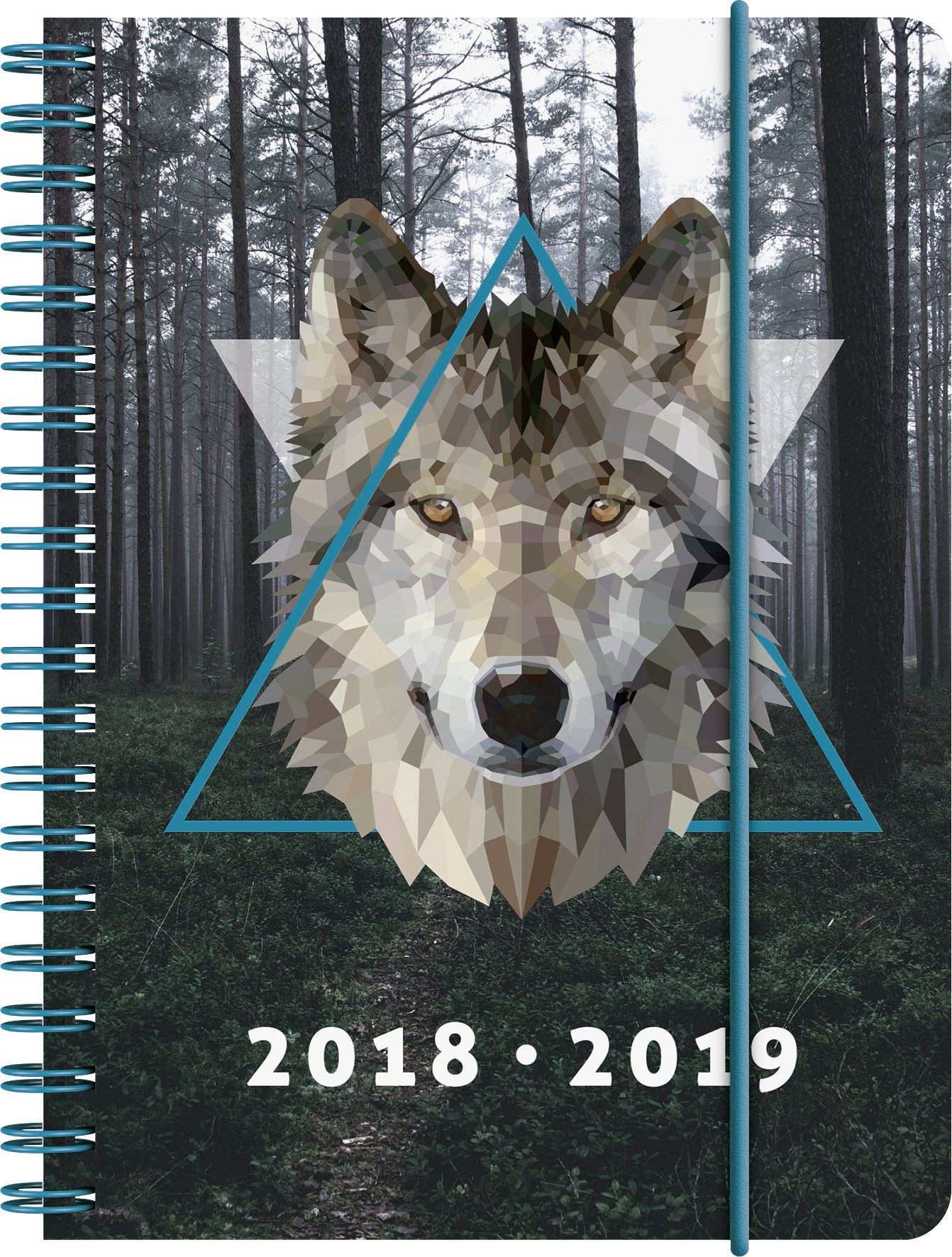'Fountain 1072965079 Wolf School Planner, 2018/2019