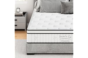 DKYNDSYN 12-Inch Twin Hybrid Mattress, Memory Foam with Pocket Springs, Medium Firm, CertiPUR-US Certified, Pressure Relief, 