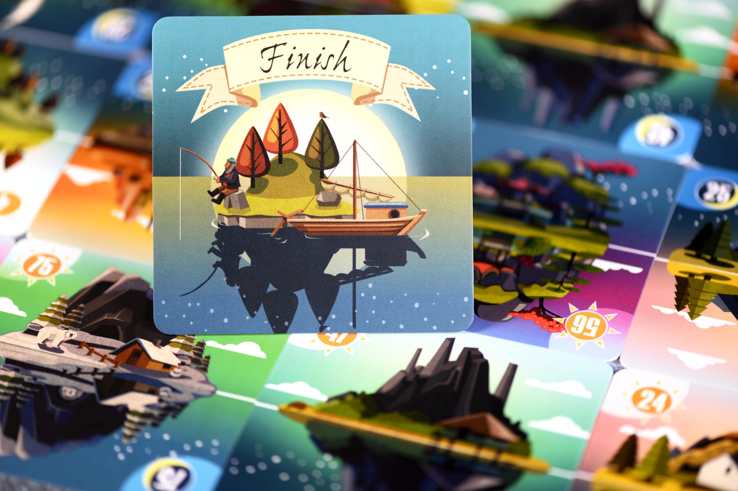 Lucky Duck Games Tranquility Board Game - Set Sail for Paradise in This Silent Cooperative Adventure! Strategy Game, Family Game for Kids and Adults, Ages 8+, 1-5 Players, 15-20 Min Playtime, Made