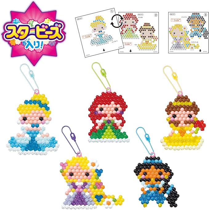Amazon アクアビーズ ディズニープリンセス キラ もこ ドレスセット メイキングトイ おもちゃ