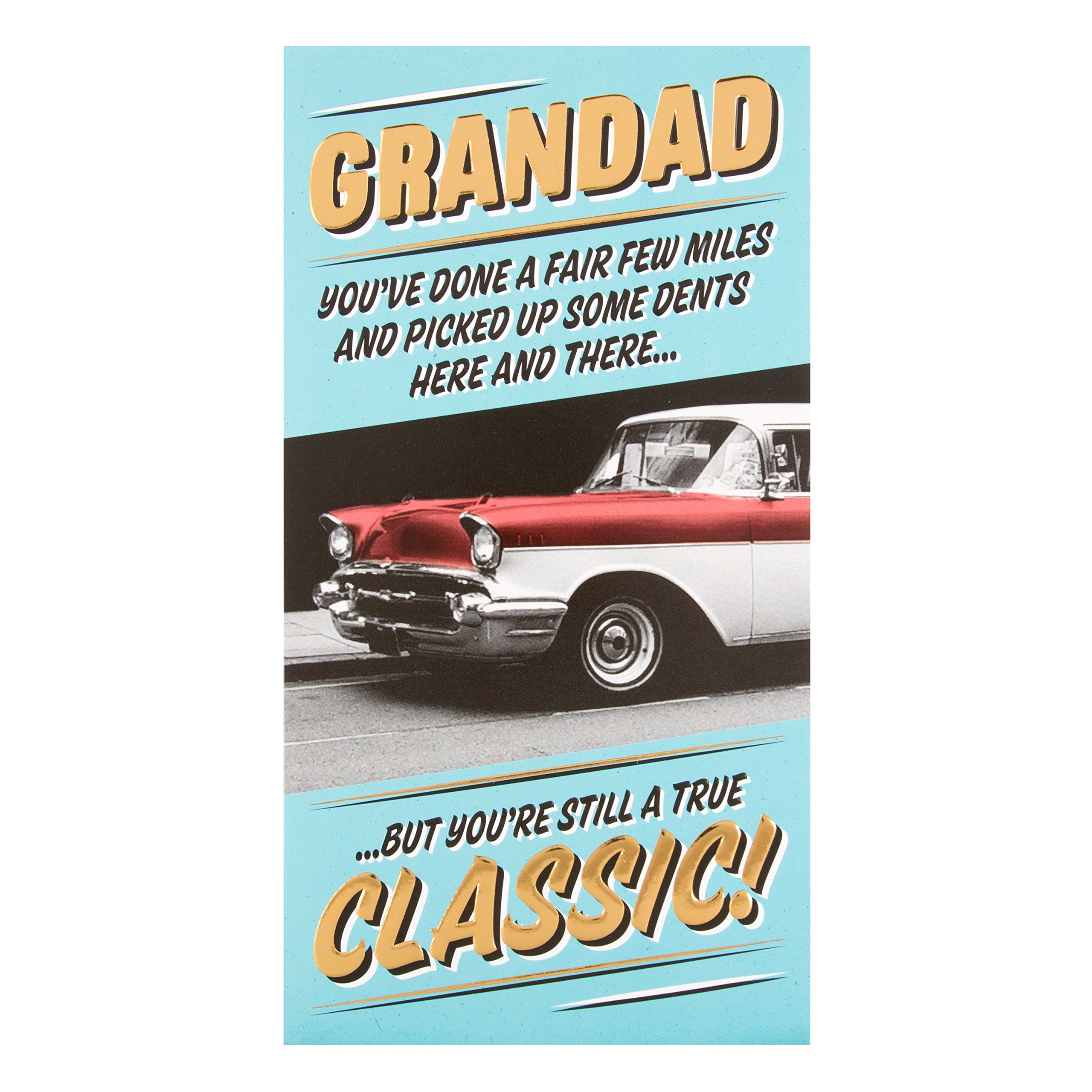 Hallmark Grandad Birthday Card 'True Classic' - Medium