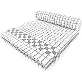 Fecido Classic Kitchen Dish Towels with Hanging Loop - Heavy Duty Absorbent Dish Clothes - European Made 100% Cotton Tea Towels - Set of Two, Silver Gray