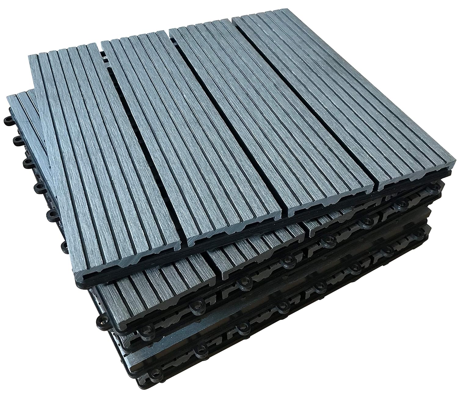 The Famous ClickDeck Composite Decking Tiles Patio, Balcony, Roof