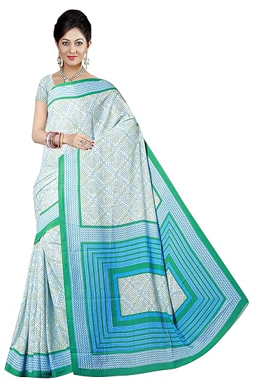 Winza Designer Womens Art Silk Saree With Blouse (ART-03)