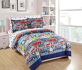 Fancy Linen Boys Comforter Set Police Car Fire