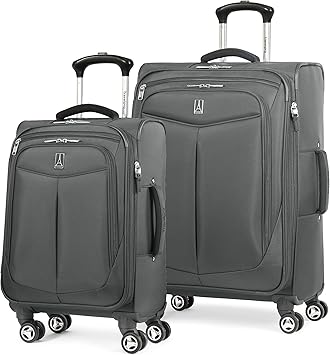 travelpro inflight lite two piece hardside spinner luggage