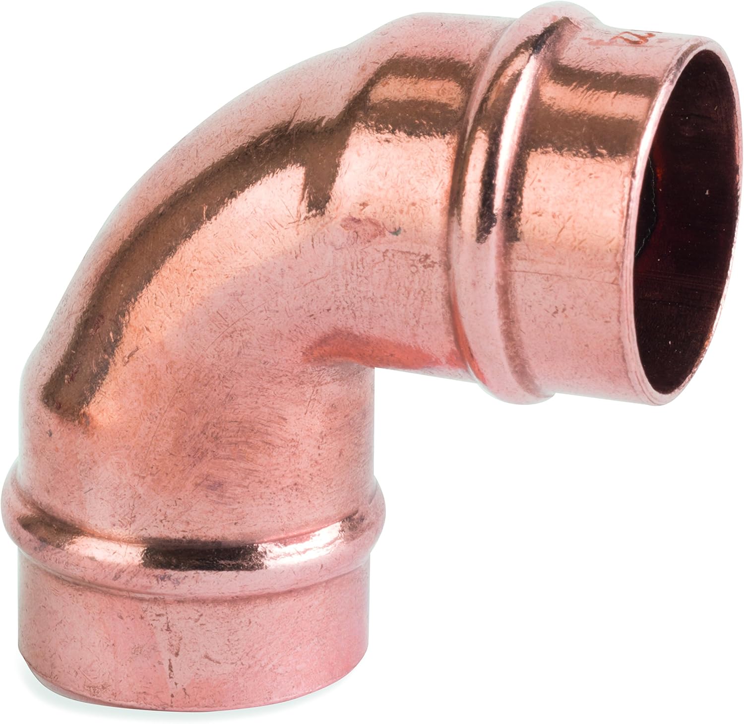 Flowflex C801SR.05 Solder Ring Equal Elbow, 15 mm, Set of 25 Pieces, Copper/Brass