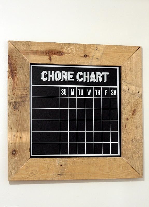 Amazon Rustic Chalkboard Chore Chart Chore Chart Board Barnwood 