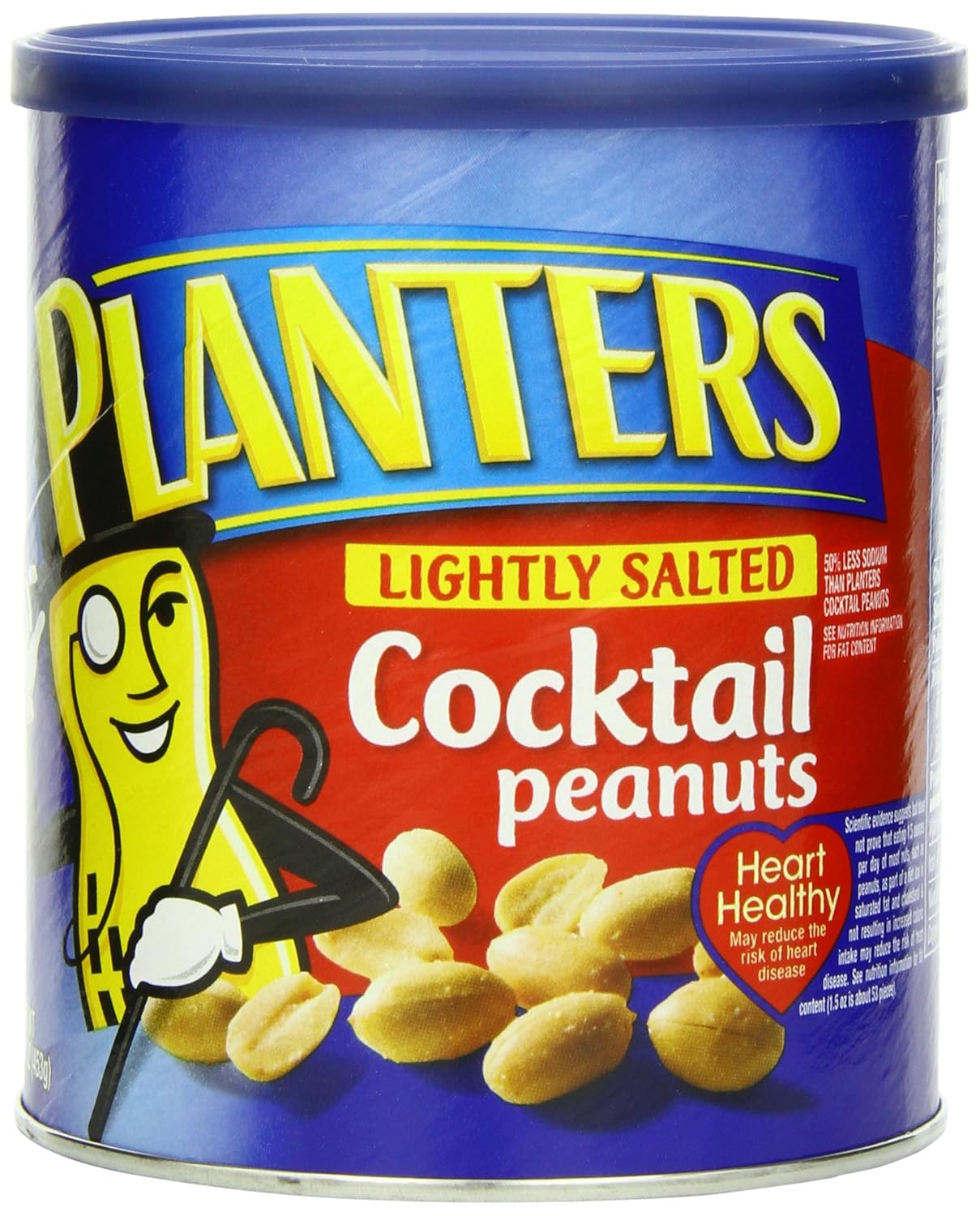 Planters Cocktail Peanuts, Lightly Salted, 16Ounce Canisters (Pack of 6) eBay