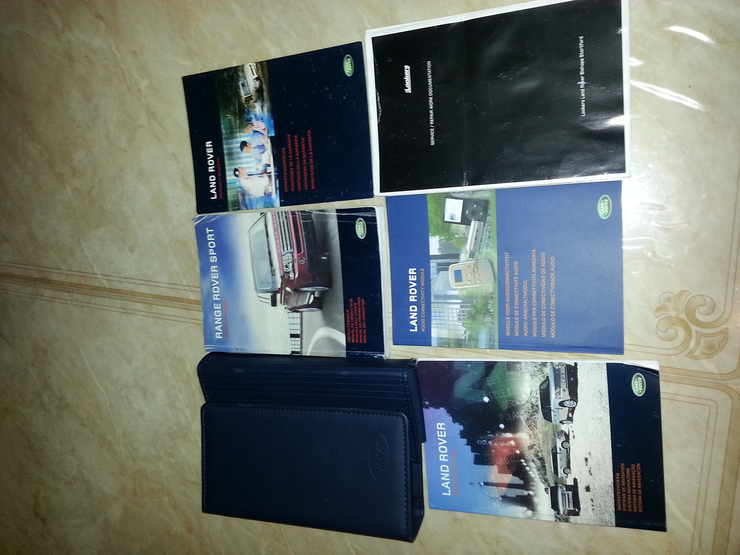 RANGE ROVER SPORT OWNERS MANUAL HANDBOOK c/w WALLET (2005 - 2010) TDV6 TDV8  - 4.2 SC 4.4 NA LITRE PETROL 2.7 V6 3.6 V8 L DIESEL TD V6 V8 - OWNER'S HAND  BOOK ...