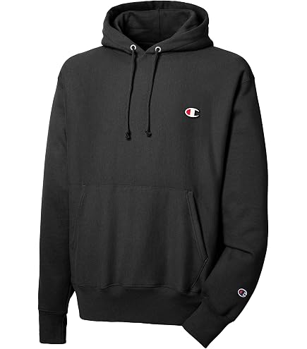 Champion Life Men's Reverse Weave Po Hood Yarn Dye Rib Trim - Full