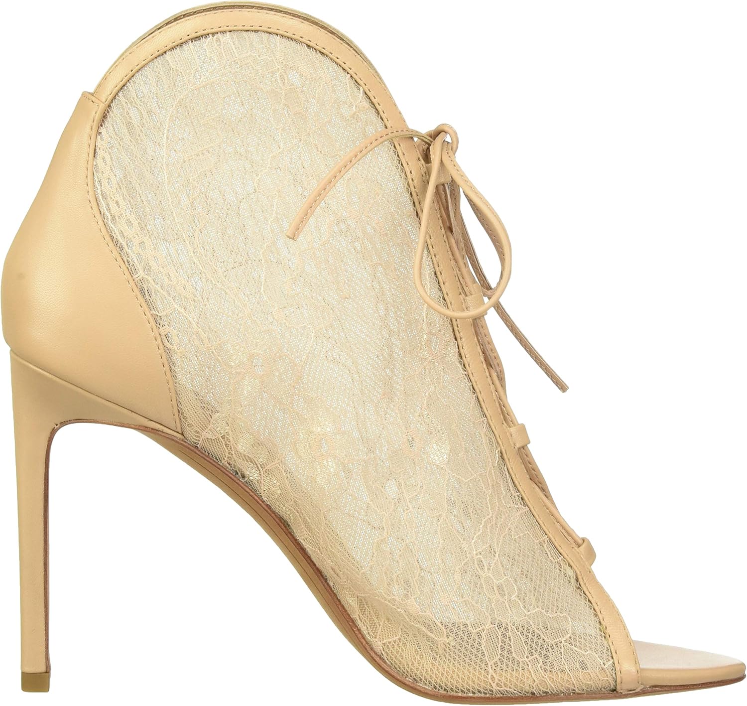 elaine open toe bootie