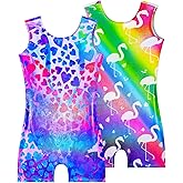 Snowheart Girls Gymnastics Leotards Size 2t 3t 2 Pack Glitter Sleeveless Unitards for Kids