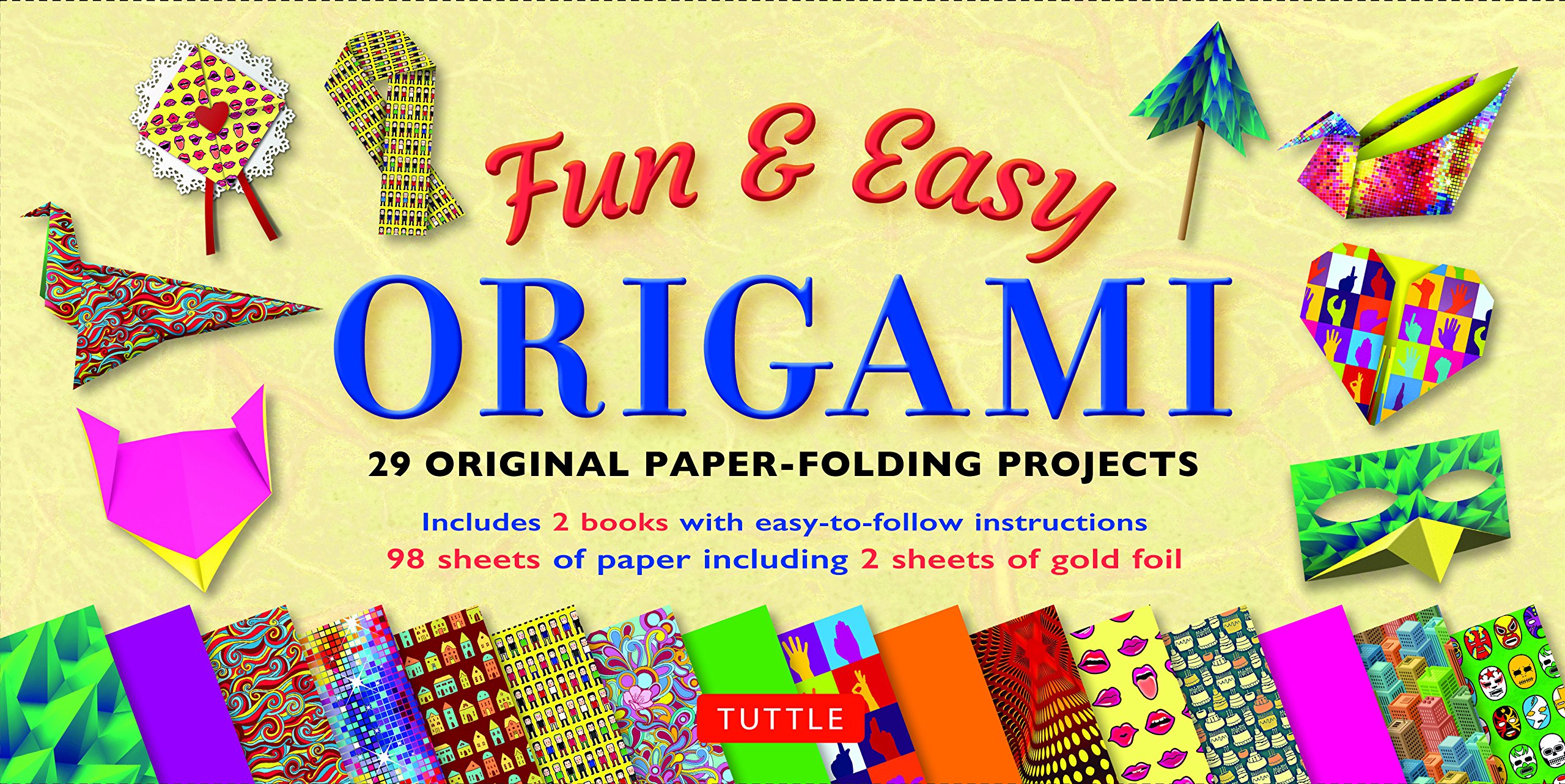 Amazoncom Fun Easy Origami Kit 29 Original Paper