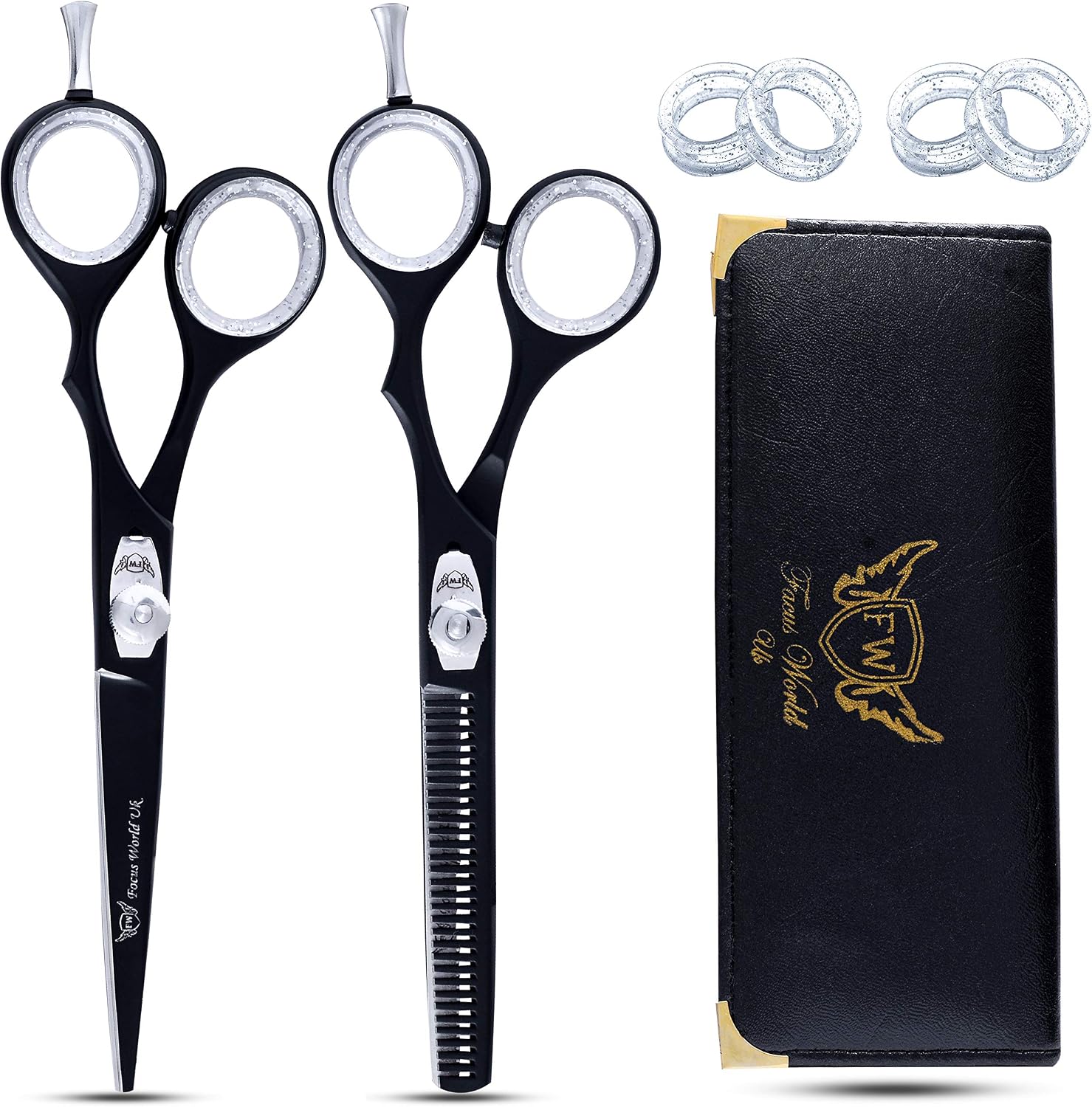 Hairdressers Scissors Set 6.5 Inches Barber Hair Scissors for Professional Hairdressing of Men & Women - Japanese Stainless Steel - Image 4