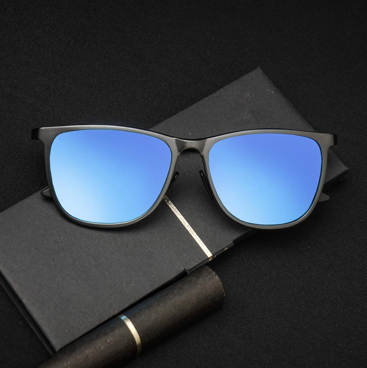 Buy Eyewearlabs Polarized Square Men Sunglasses (CBlazeSC1EL106555