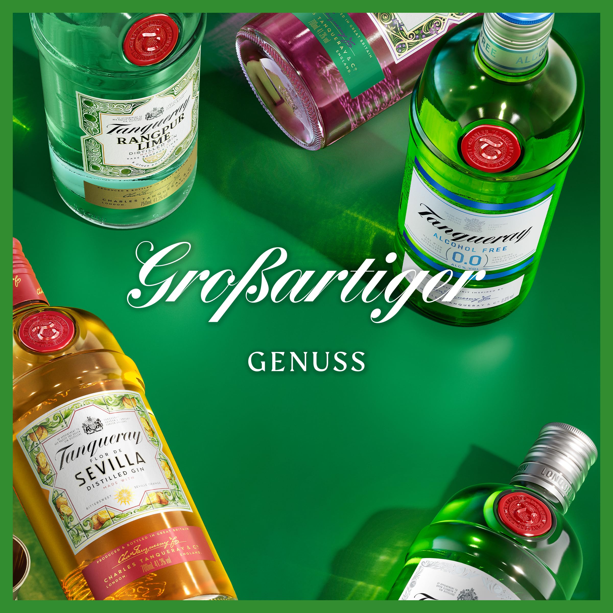Tanqueray London Dry Gin | aromatischer Gin | 4-fach destilliert auf englischem Boden | 43,1% vol | 1000ml Einzelflasche 5