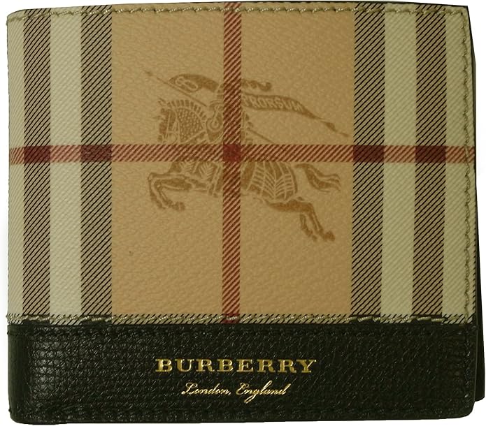 バーバリー Burberry 財布 メンズ 二つ折り ヘイマーケット ブラック Br 1371 並行輸入品 Burberry 財布 Amazon