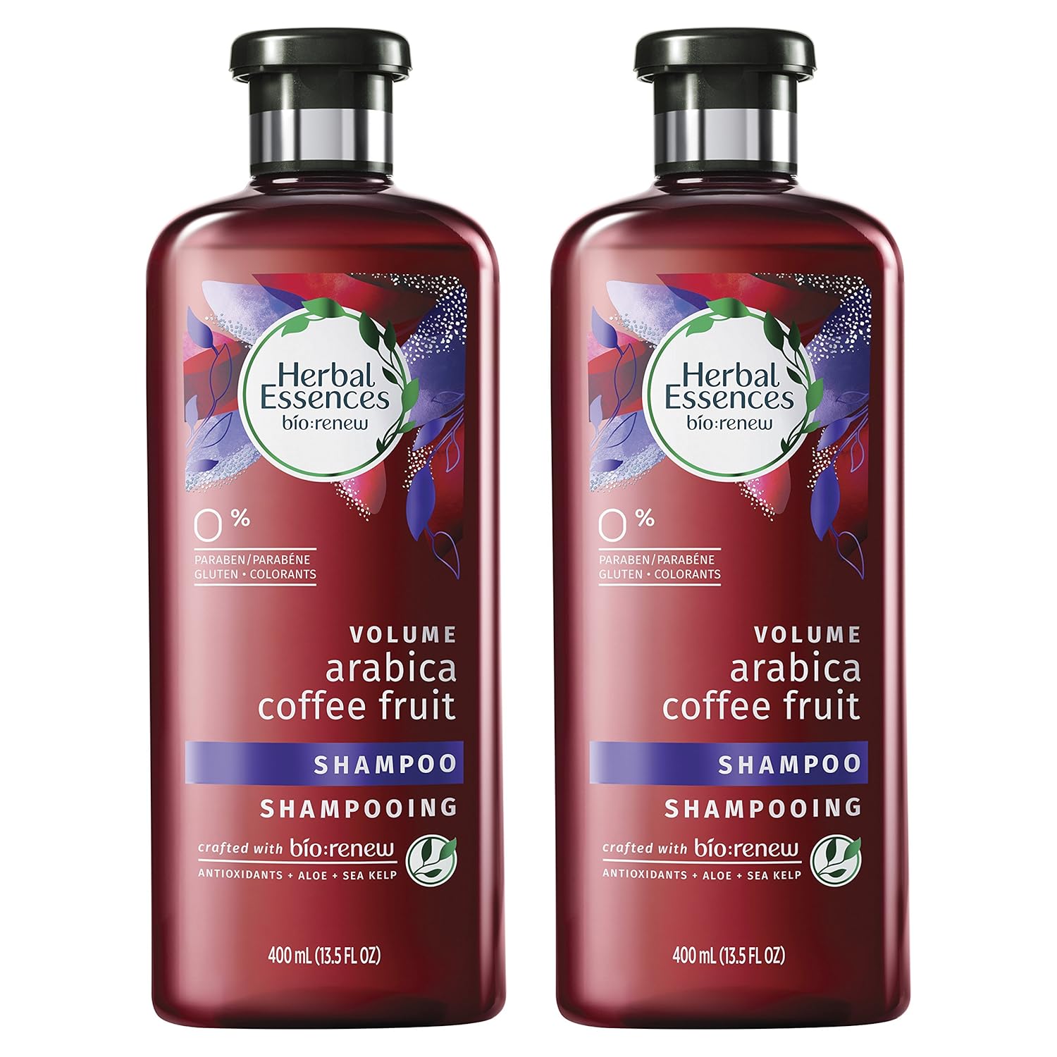 Bio:renew Arabica Coffee Fruit Shampoo, 13.5 fl oz Twin Pack (Packaging May Vary)