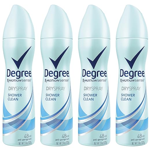 Amazon.com : Degree Antiperspirant Deodorant Dry Spray, Shower Clean, 3