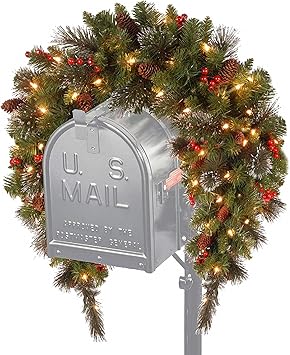 Amazon Com Cc Christmas Decor 36 Crestwood Spruce Mailbox Cover