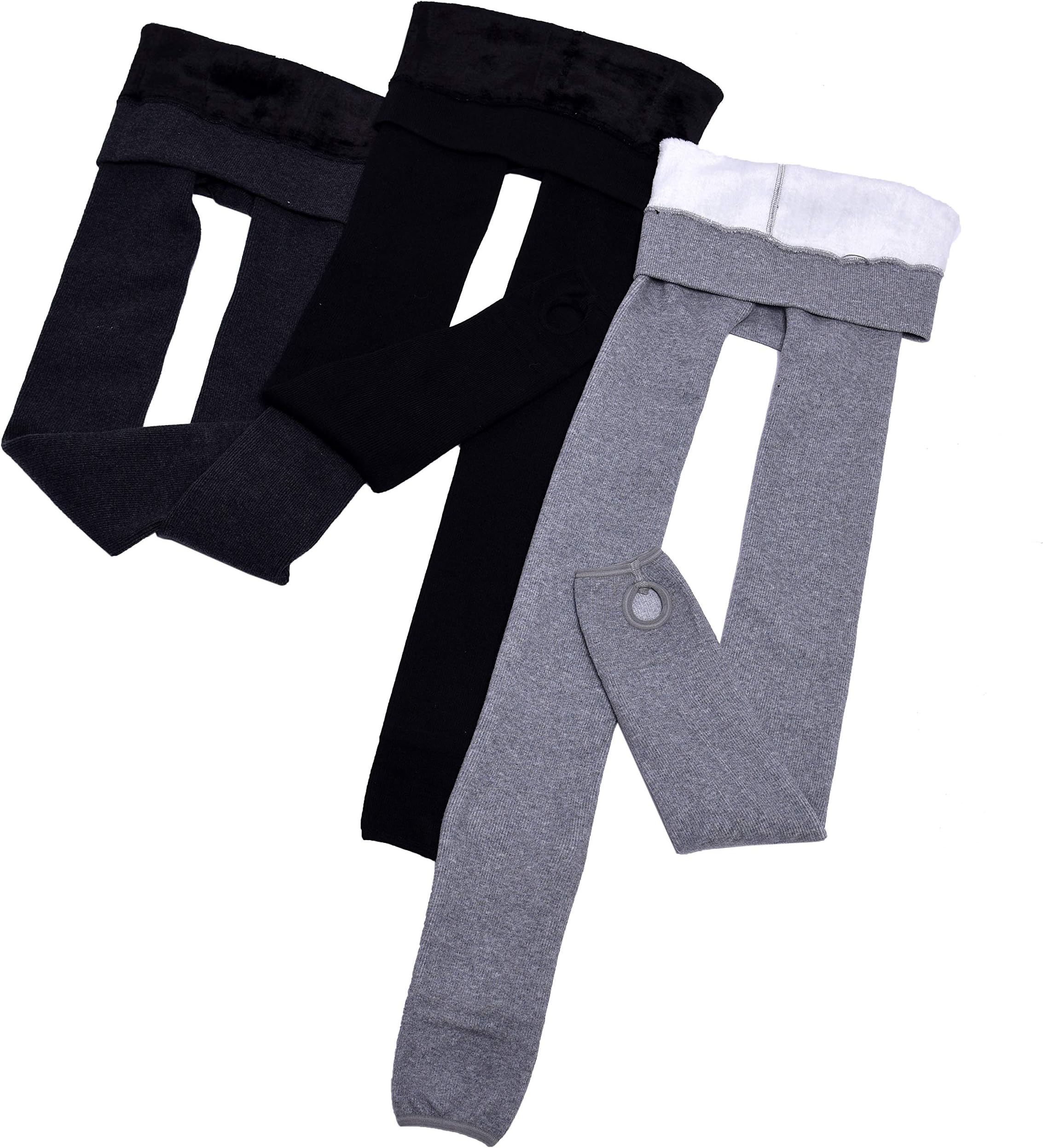 WYTartist Women Fleece Lined Tights Winter Warm Leggings for Women Girls High Waist Elastic and Slimming
