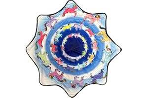 Mougee Mini Star Flow Star - 20" Diameter - Smaller Size for Smaller Hands and Easier Spinning (Unicorns)