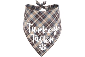 PICKUPIK Thanksgiving Bandana for Dogs