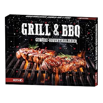 Roth Gewürz Adventskalender Grill Bbq 2019 Gefüllt Mit Verschiedenen Gewürzen Und Passenden Lustigen Sprüchen Rezept Ideen