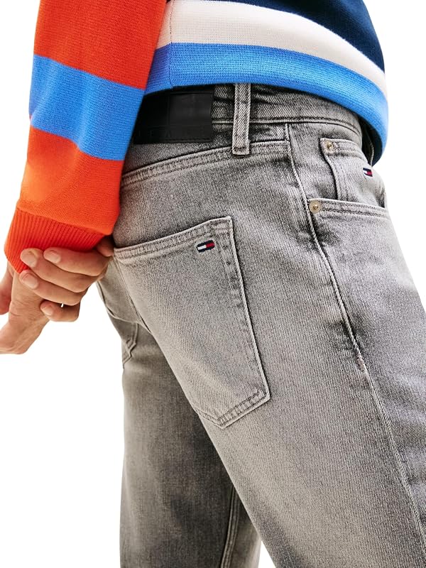 Herren Jeans Hose Scanton Slim Fit, Grau (Denim Grey), 28W/36L