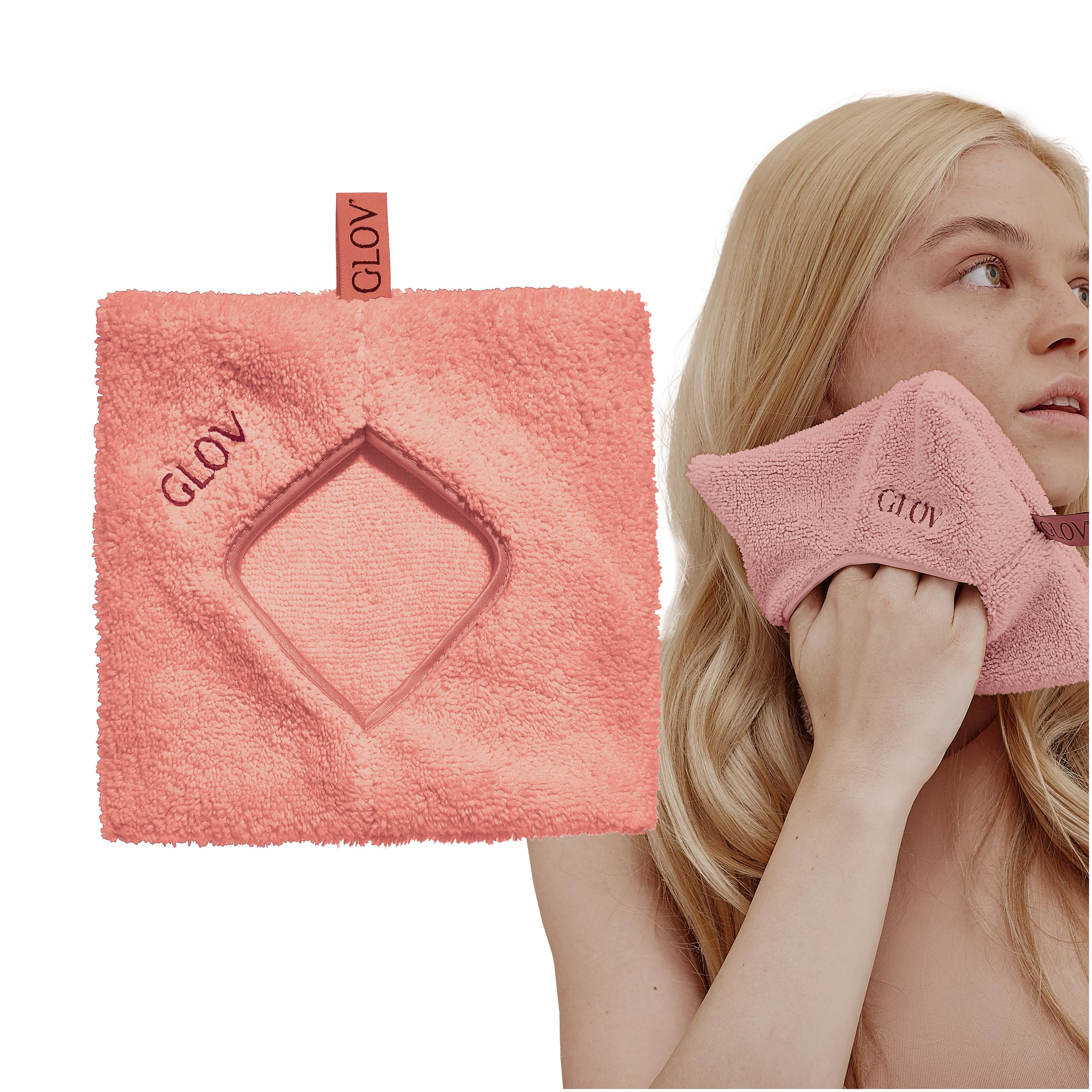 Glov Microfiber Makeup Remover Glove for All Skin Types Sustainable Reusable Vegan Simple to Use Just Add Water Hypoallergenic Lasts up to 3 Months Ideal for Sensitive Skin โ image 1