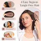 Kitsch Flexible Detangle Hair Brush with Bendable Frame Terracotta view 7