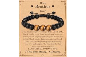 EFVISD Best Ever Gifts for Mens Teen Boys, Beads Bracelet Gifts for Son in Law, Friend, Brother, Father in Law, Brother in Law, Uncle, Boyfriend, Grandpa, Dad, Son, Grandson, Nephew, Daddy, Dad to Be, Stepdad, Papa, Husband -Graduation Birthday Anniversary Christmas Valentines Day Gifts for Him