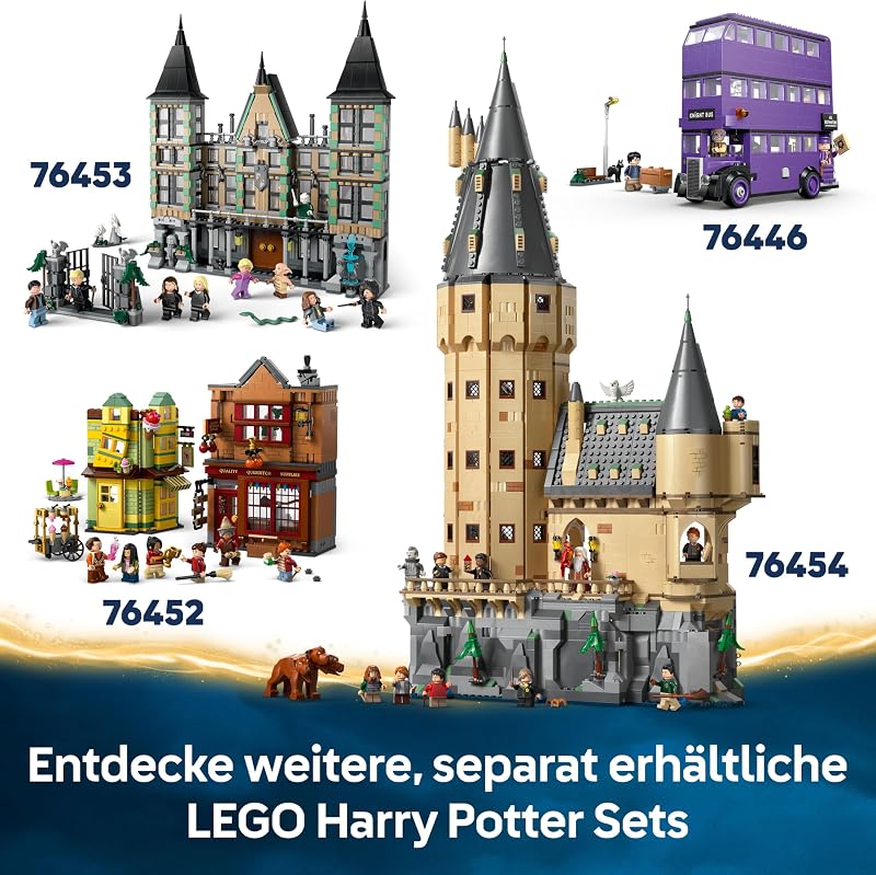 Harry Potter Ligusterweg: Tante Magdas Besuch – Spielhaus mit Inneneinrichtung, 5 Minifiguren & Tante Magda Figur– Der Gefangene von Askaban –Geschenk für Jungen & Mädchen ab 8 Jahren 76451 — Foto 7 von 8
