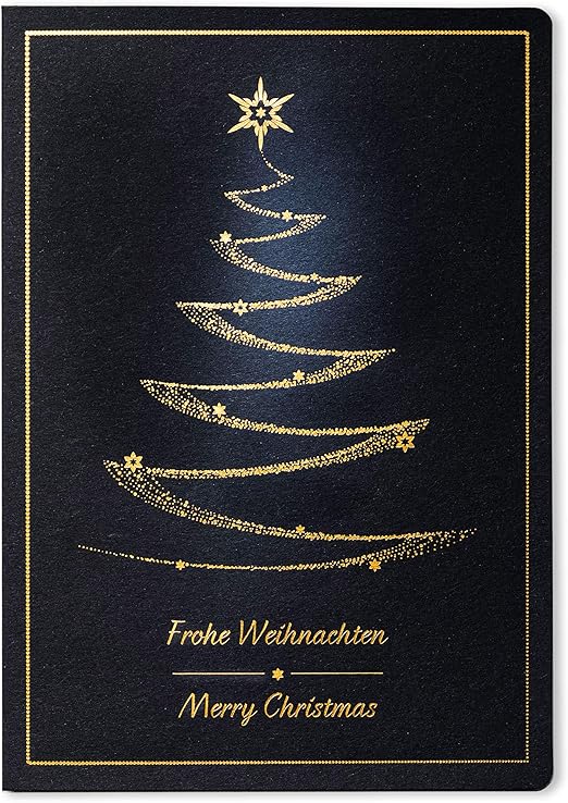 ART NUVO EXKLUSIVE WEIHNACHTSKARTEN NR 24 SATZ VON 10 GLEICHE
