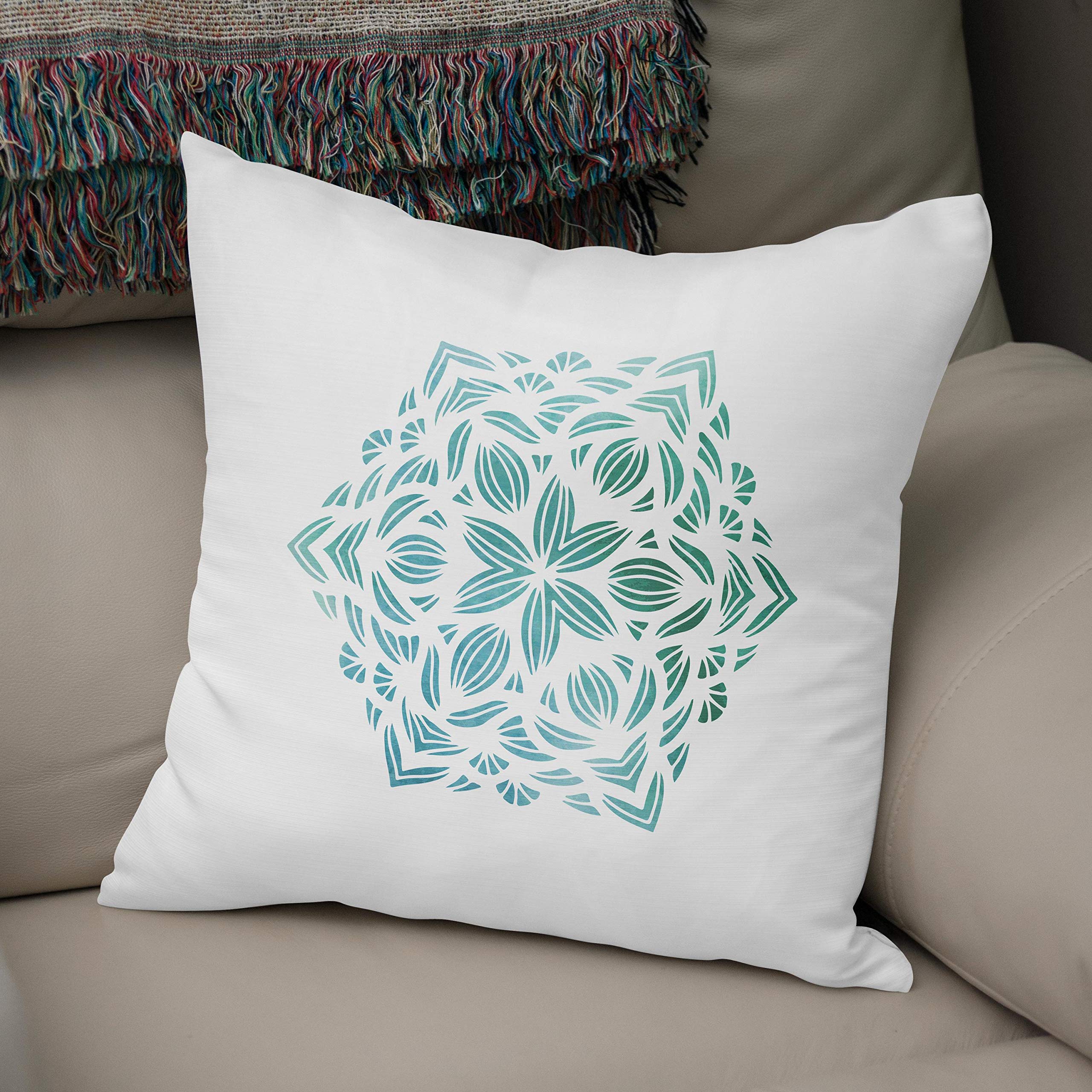 Bonamaison, Decorative Cushion Cover - 50% Cotton 50% Polyester - 43x43cm - Designed and Manufactured in Turkey