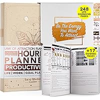 Law of Attraction Planner - Undated Deluxe Weekly, Monthly Planner, a 12 Month Journey to Increase Productivity & Happiness -