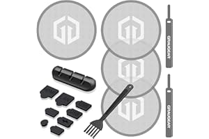 GRAUGEAR PS5 Dust Filter Kit, Fine Mesh Dust Proof Cover for PS5 Console Cooling Fan with 92% Airflow, Anti-Dust Silicone Plu