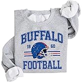 Olive Loves Apple Vintage Buffalo 1960 Football Sweatshirt for Men Women and Kids Distressed Game Day Pullover