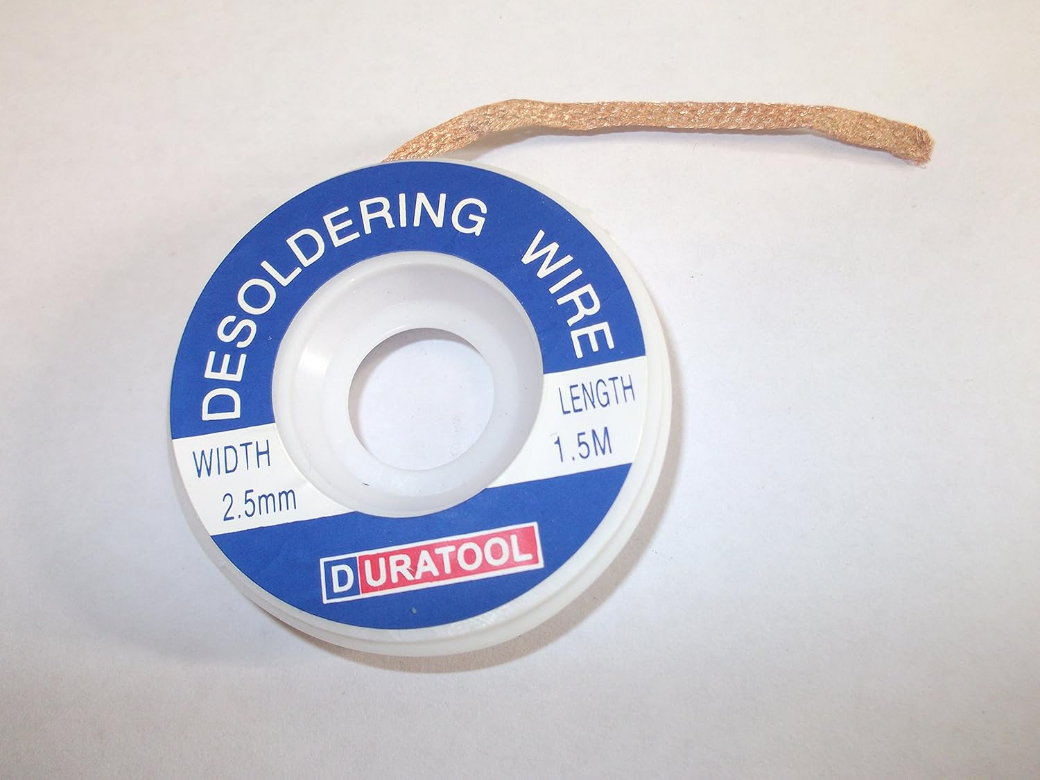2 Reels 2.5mm Wide 150cm Reel Desoldering Braid Wick Flux Coated