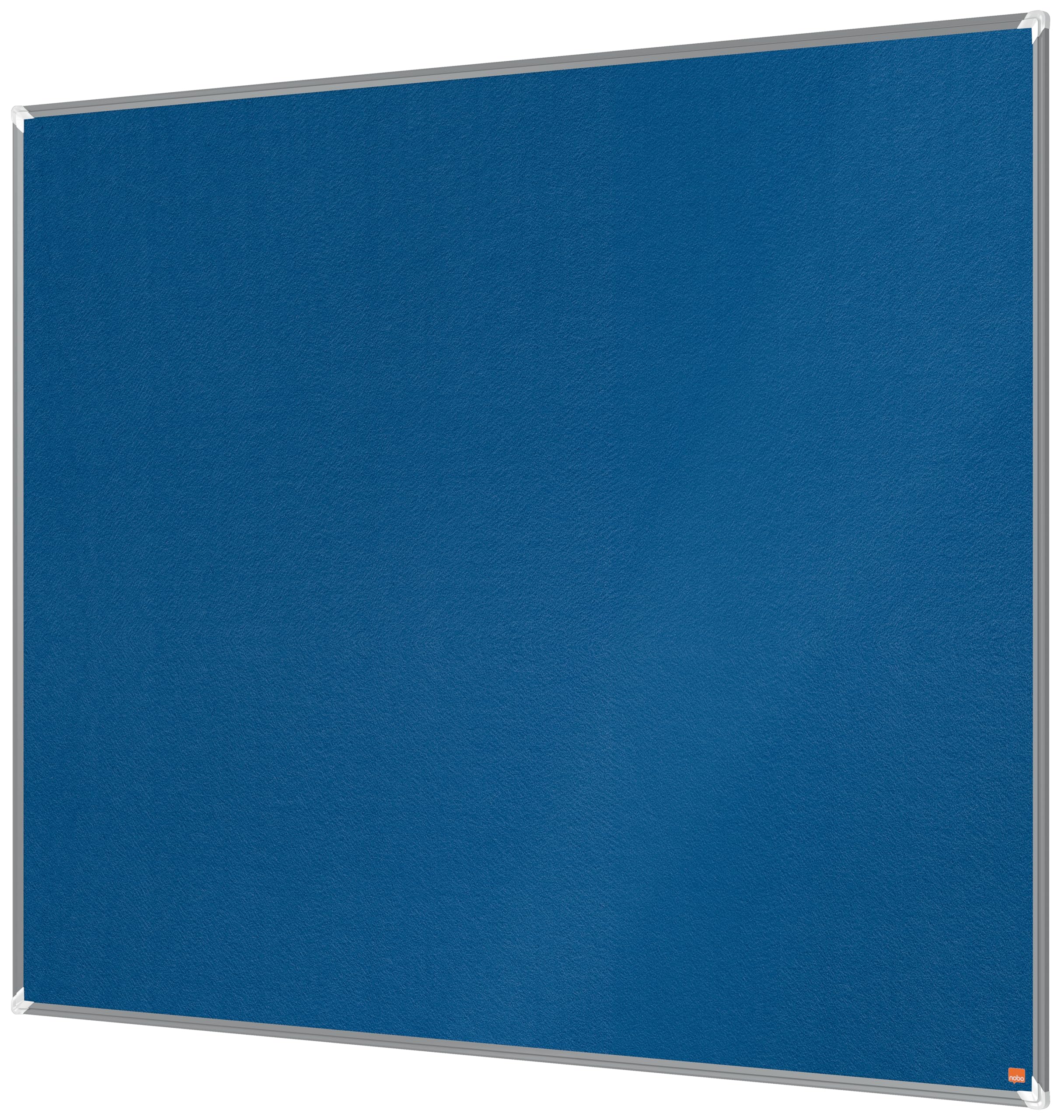 Nobo Premium Plus Felt Notice Board 1500x1200mm – Blue |Pin Board for Wall, Office Noticeboard, Display Board, Felt Memo Board, Vision Board, Mood Board, EU Ecolabel Certified