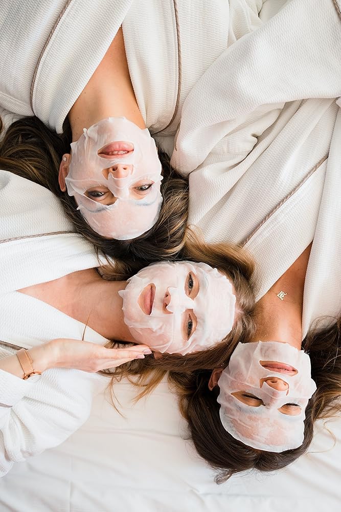 Hyaluronic Acid and Retinol AntiAging Face Mask by Azure 5 Pack aooty