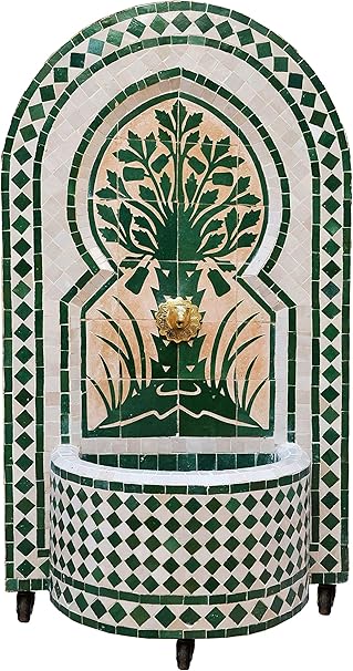 Marokkanischer orientalischer ORIGINAL Mosaik Gartenbrunnen Brunnen