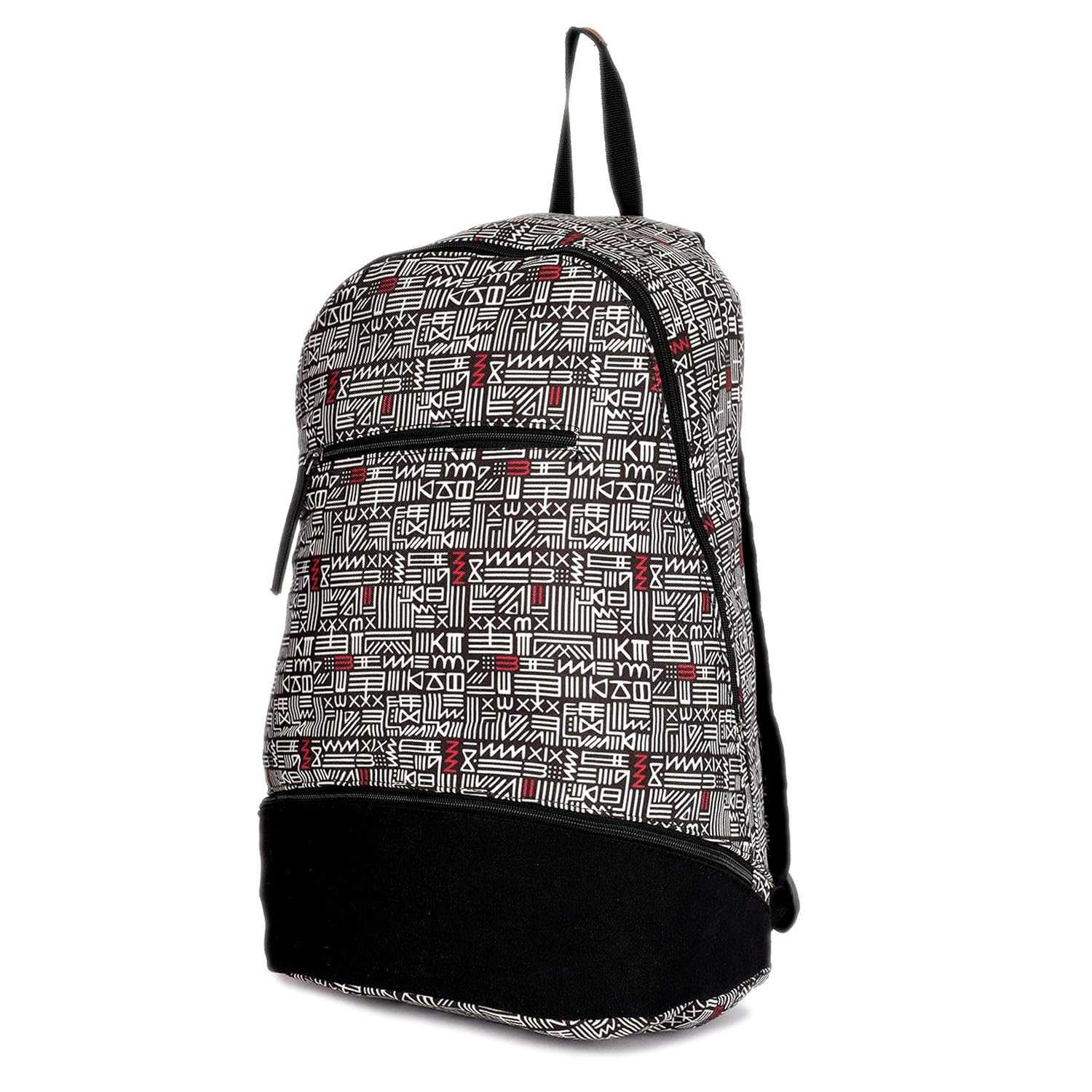 printed canvas backpack